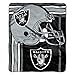 Northwest NFL Las Vegas Raiders Unisex-Adult Raschel Throw Blanket, 50