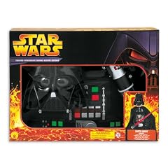 Darth Vader Kostüm Deluxe Kinder Grösse 128 / 134  -  Star Wars