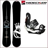Snowboard Set Nidecker Platinium + Nidecker ACT 1 Bindung, 158XL