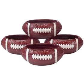 Touchdown Chili Bowl Set, Set of 4