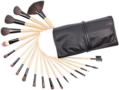 Professional 19 Pcs Cosmetic Foundation Make up Brushes Kit Set+ Black Case