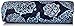 Vera Bradley Women's Cotton Hanging Organizer, Blue Bandana, One Size