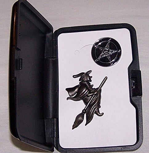 Secret Society Witch Wicca Spell Magic Zodiac Baphomet Occult Pin Set Lot