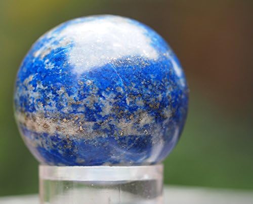 Lapis Lazuli Sphere Natural Genuine Round Ball w/ Stand (1 1/3 inch)