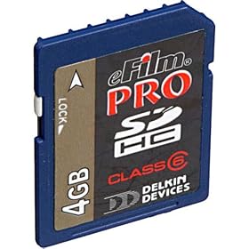 Delkin Devices DDSDPRO2-4GB 4GB 150X SDHC eFilm Secure Digital Pro Card by Delkin