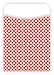 Barker Creek LL-1216 Library Pocket - Red Check