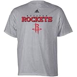Houston Rocket T Shirts : adidas Houston Rocket Ash True Court T Shirts