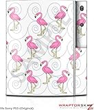 Sony PS3 Skin Flamingos on White