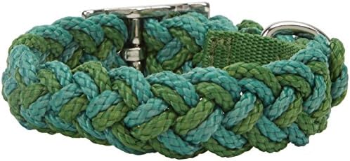 Kiss My Mutt Two-Toned Braided Collar - Central Park - X-Small