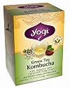 Yogi Green Tea Kombucha, Herbal Tea Supplement, 16-Count Tea Bags (Pack of 6)