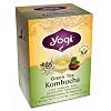 Yogi Green Tea Kombucha, Herbal Tea Supplement, 16-Count Tea Bags (Pack of 6)