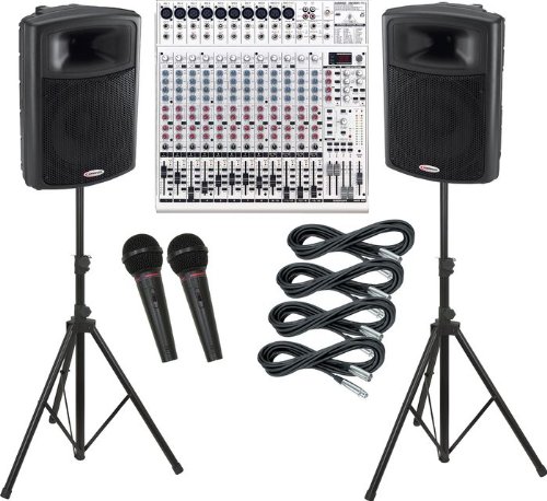 Behringer UB2442FX / Harbinger APS15 PA Package