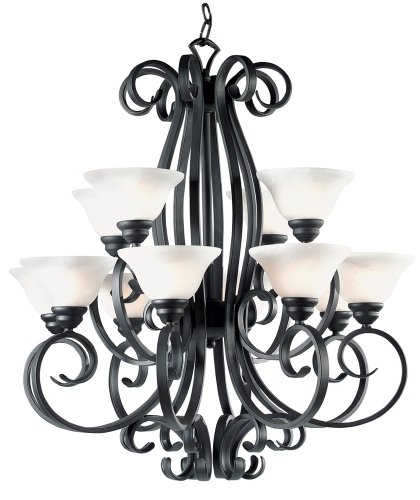 Manchester Collection Iron 32 Wide Chandelier