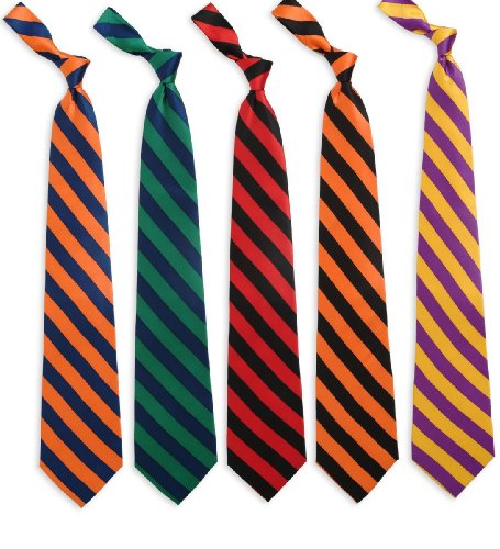 Larson Bros. Striped 100% Silk Ties