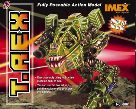 T-REX Robogear Model Kit Easy Assembly