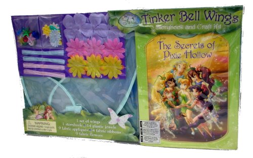 Disney Fairies Tinkber Bell Wings Storybook and Craft Kit