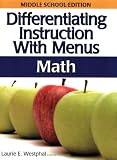 Differentiating Instruction With Menus Middle School: Math
