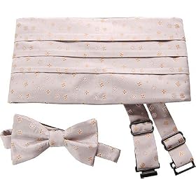 Joseph Abboud Mens 9116 Silk Cummerbund and Bow Tie Set Bowties