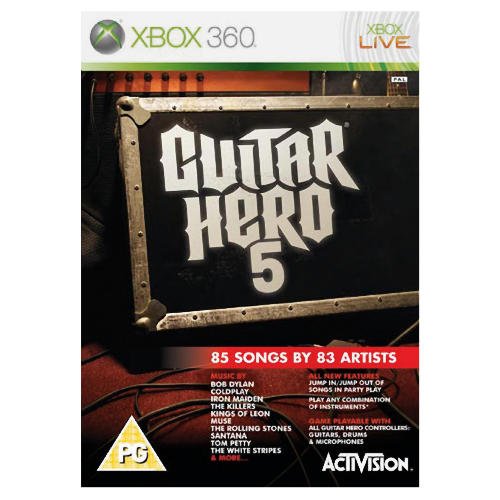 Guitar Hero 5 Guitar Software Xbox Picture