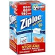 Ziploc Easy Zipper Quart & Gallon Variety Pack, 140 Bags