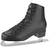 Men\'s American Tricot Lined Figure Skate - Black