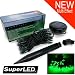 SuperLED Solar 60 Green LED Light String - WITH NEW MULTI EFFECT Functions