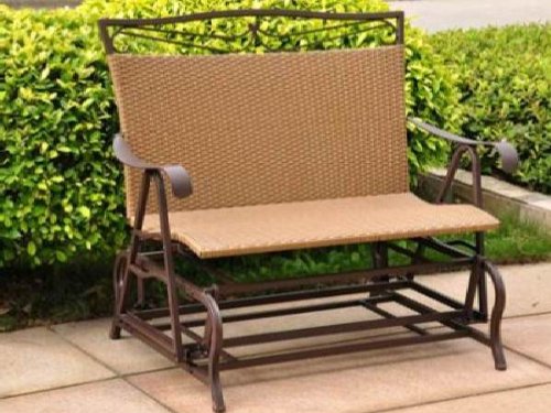 International Caravan Valencia Wicker Double Glider On Sale