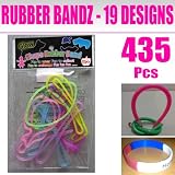 New 432 Shaped Rubber Bands Like Silly Bandz - (36 Packs of 12 Bands) Including Abc, Animal, Baseball, Christmas, Cowboy, Fruits and Vegitables, Princess, Sea Animals, Stars & Moons, Sports, Rainforetst, Magical, Vampires Shapes, Cars, Airplane, Numbers, Halloween & More Like Silly Bandz + Flexible Bendable Pencil + 3 Colors Silicon Wrist Band