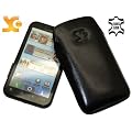 Suncase Ledertasche f�r Motorola Defy / Defy Plus schwarz