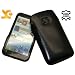 Suncase Ledertasche f�r Motorola Defy / Defy Plus schwarz