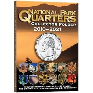 National Park Coin Single Mint Folder 2010-2021 by Whitman Publishing
