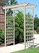 Dura-Trel Camelot Vinyl Pergola Arbor Mocha