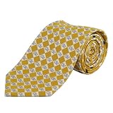 Georgia Tech Yellow Jackets Gold Team Logo Woven Tie