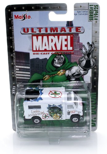  Marvel Ultimate Die Cast Collection Series 1: Dr. Doom Ambulance Die Cast Car