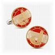 Hand Painted Austria Coin Cufflinks