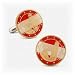 Hand Painted Austria Coin Cufflinks