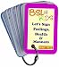BSL LET'S SIGN Feelings, Health & Manners Card Keyring, Line drawings by British Sign Language Author Cath Smith