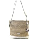 Benetton PRISCA Wei&szlig; 49139 Damen Handtasche Tasche Schultertasche Umh&auml;ngetasche