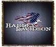 Harley-Davidson&reg; Motorcycles Glory Eagle Throw Blanket