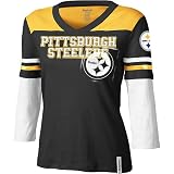 Pittsburgh Steelers Women's Statement 3/4 Sleeve Jersey Tee