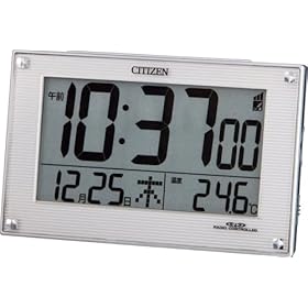 【クリックで詳細表示】CITIZEN (シチズン) 目覚し時計 パルデジットR079 電波時計 8RZ079-003