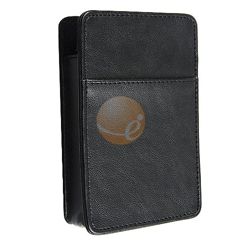 Black Leather Case for Garmin nüvi 1390T 4.3-Inch Portable GPS Navigator