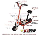Electric Race Scooter X600 X-Treme 23MPH (RED)
