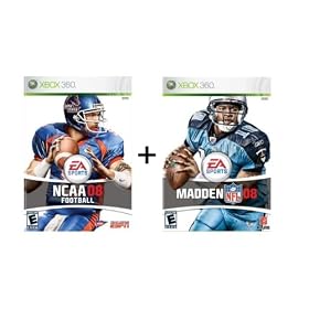 Combo Xbox 360 Madden Football 08 + NCAA Football 08 2008