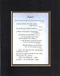 Collection of Inspirational & Motivational Quotes on the Matter of Faith on 11 x 14 inches Double Beveled Matting