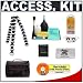 Photo : Joby GP3-01EN Gorillapod SLR-Zoom Flexible Tripod + Cameta DSLR-01 Camera Care Package - for Digital SLR Cameras with Zoom Lens - including Canon Digital Rebel XTi, XSi, EOS 40D, Nikon D40x, D60, D80, D300, Olympus Evolt E410, E510, Pentax K20D, K200D & Sony Alpha A200