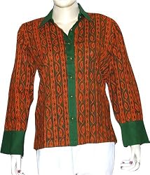 Top Woman Kurti India Dress Size L (tsht017)