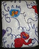 Sesame Street Elmo SCRIBBLE Blanket Twin/Full 72 x 90 Slightly Irregular