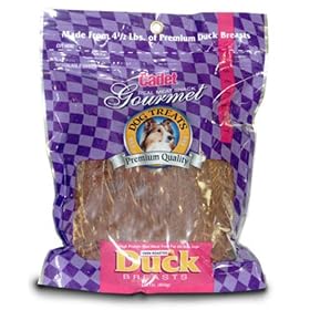 Cadet Gourmet Pet Treats Duck Breast Fillets, 32-Ounce