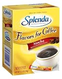 SPLENDA No Calorie Sweetener, Flavor for Coffee, Mocha, 30-Count Boxes (Pack of 6)